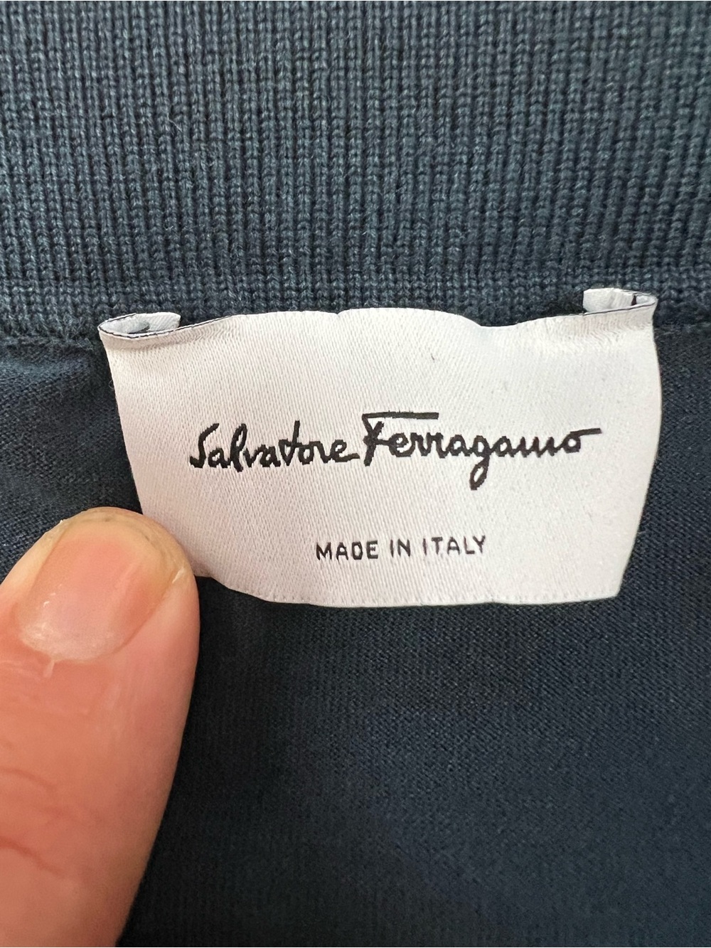 Salvatore Ferragamo Men Gancini Embroidered Collar Polo Shirt - Picture 4 of 9
